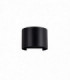 Modern LED Outdoor Wall Lamp Black, Warm White 3000K 300lm, IP44