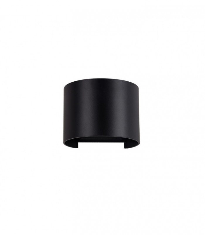 Modern LED Outdoor Wall Lamp Black, Warm White 3000K 300lm, IP44