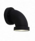 Modern LED Outdoor Wall Lamp Black, Warm White 3000K 320lm, IP44