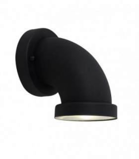 Modern LED Outdoor Wall Lamp Black, Warm White 3000K 320lm, IP44