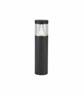 Integrated LED Outdoor LED Short Bollard, Graphite, IP65