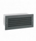 Outdoor LED Recessed Wall Light Graphite,