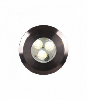 Integrated LED Outdoor Plain Ring In-Groud Light, Stainless Steel, IP65