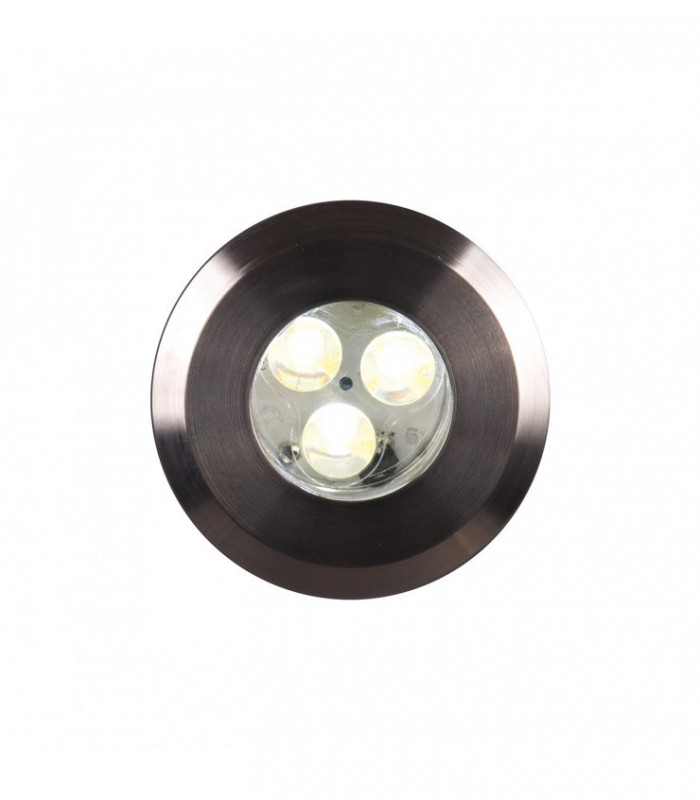 Integrated LED Outdoor Plain Ring In-Groud Light, Stainless Steel, IP65