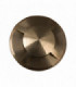 Integrated LED Outdoor 4 Direction Ring In-Ground Light, Brass, Solid Natural Brass, IP65