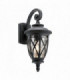 Outdoor 1 Light Wall Lantern, Textured Black, IP44, E27