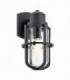 Outdoor 1 Light Wall Lantern, Textured Black, IP44, E27
