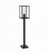 Outdoor Pillar Bollard, Black, IP44, E27