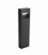 Integrated LED Outdoor LED Tall Bollard Graphite , IP65