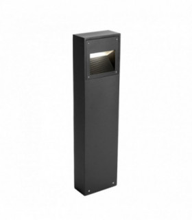 Integrated LED Outdoor LED Tall Bollard Graphite , IP65