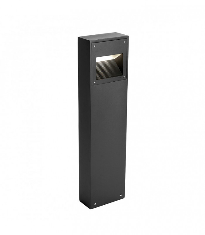 Integrated LED Outdoor LED Tall Bollard Graphite , IP65
