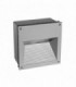 Integrated LED Outdoor LED Recessed Wall Light Aluminium , IP65