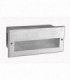 Integrated LED Outdoor LED Recessed Wall Light Galvanized , IP44