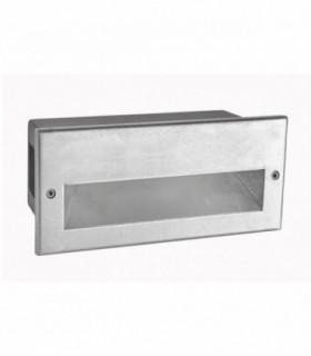 Integrated LED Outdoor LED Recessed Wall Light Galvanized , IP44