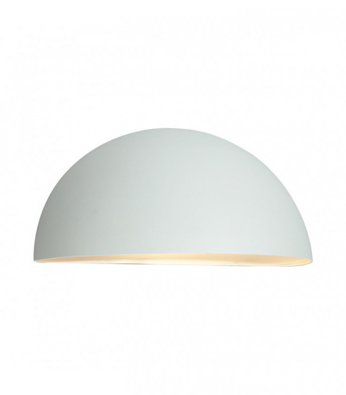 Outdoor 1 Light Wall Lantern, white , IP43, E27