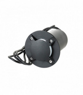 Outdoor Round Recessed Ground Light Black , IP68, GU10 LED