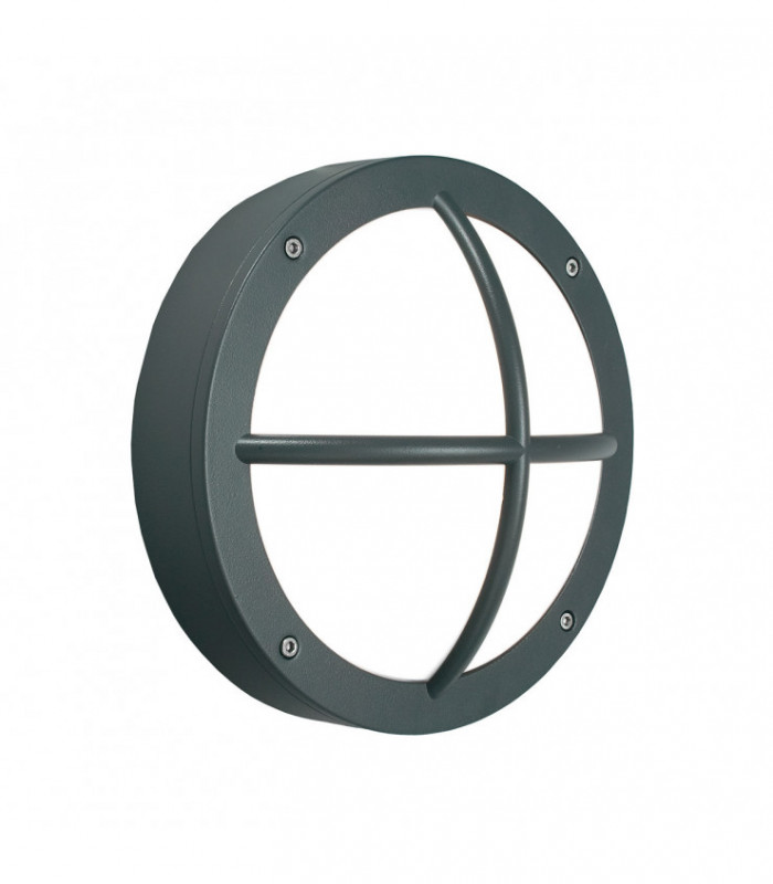 Integrated LED Outdoor LED Wall , Ceiling Light, Graphite, IP65