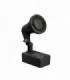 Outdoor 1 Light Short Arm Spot Light, Graphite, IP65, GU10 LED