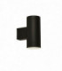 Light Outdoor Up Down Light With Dusk Till Dawn Sensor, Black