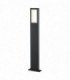Led Post (73Cm Height) Dark Grey With Frosted Diffuser