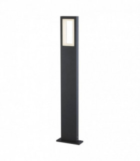 Led Post (73Cm Height) Dark Grey With Frosted Diffuser