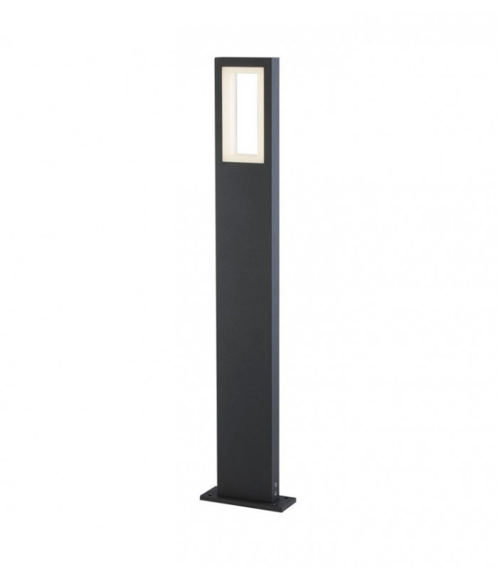 Led Post (73Cm Height) Dark Grey With Frosted Diffuser