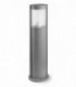 1 Light Outdoor Bollard Light Grey IP54, E27