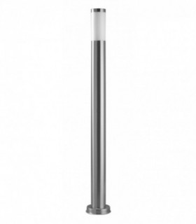 1 Light Large Outdoor Bollard Light Stainless Steel Aisi 202 IP55, E27