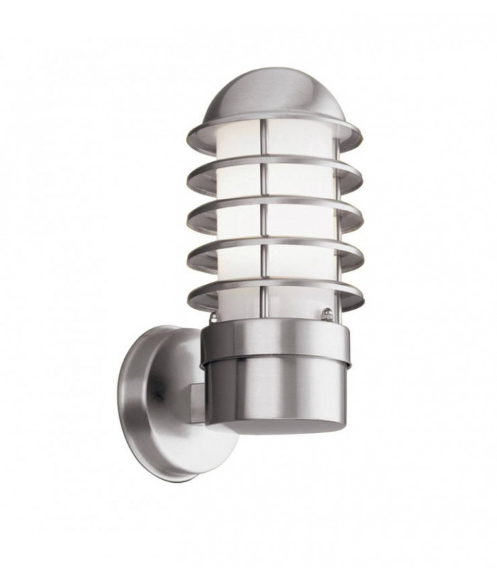 1 Light Outdoor Garden Wall Light Stainless Steel IP44, E27