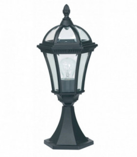 Outdoor Pedestal Light Black IP44, E27