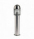 Outdoor Bollard Light Polished Stainless Steel, Clear Polycarbonate IP44, E27
