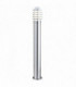 1 Light Outdoor Bollard Light Stainless Steel with Polycarbonate Diffuser IP44, E27