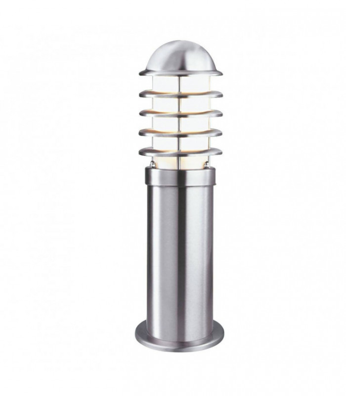 1 Light Outdoor Bollard Light Stainless Steel IP44, E27