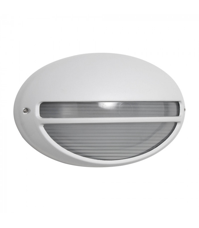 1 Light Outdoor Bulkheads White IP44, E27