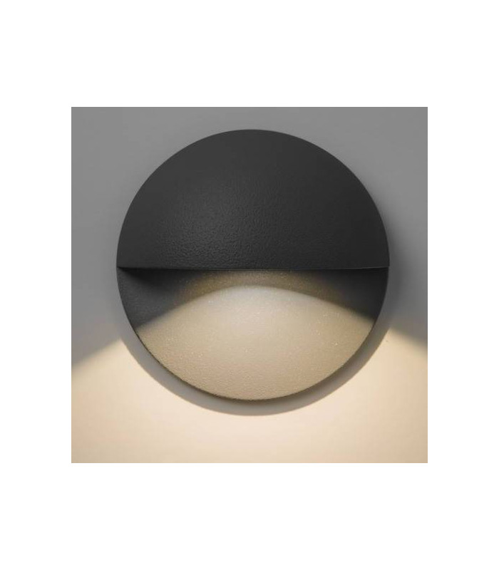 LED Outdoor Wall Light Black IP65