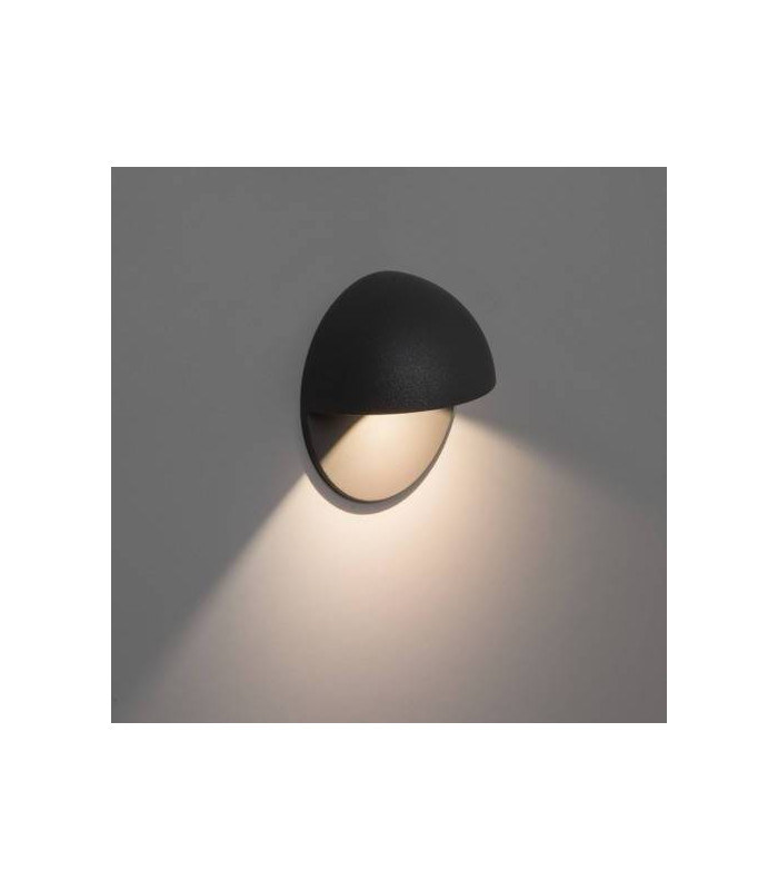 LED Outdoor Wall Light Black IP65