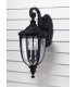 4 Light Outdoor Large Wall Lantern Light Black IP44, E14