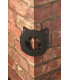 Corner Bracket For Outdoor Lantern Black