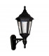 1 Light Outdoor Coastal Wall Lantern Light Black IP44, E27