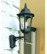 1 Light Outdoor Wall Lantern Light Black IP44, E27