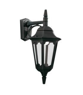 1 Light Outdoor Wall Lantern Light Black IP44, E27