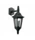 1 Light Outdoor Wall Lantern Light Black IP44, E27