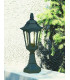 1 Light Outdoor Pedestal Lantern Black IP44, E27