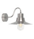 1 Light Outdoor Fisherman Dome Wall Light Antique Nickel IP44, E27
