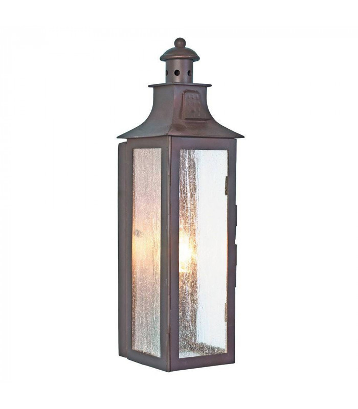 1 Light Outdoor Wall Lantern Light Old Bronze IP44, E14