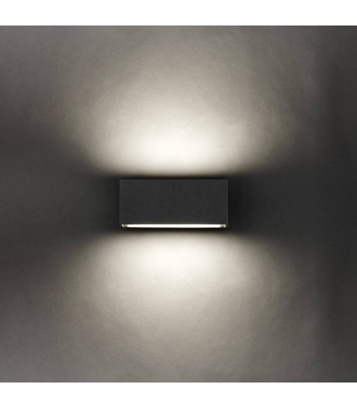 LED Light Outdoor Small Up / Down Wall Washer Light Urban grey IP65