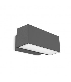LED Outdoor Up / Down Wall Light Urban grey IP65