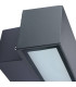 LED Outdoor Up / Down Wall Light Urban grey IP65