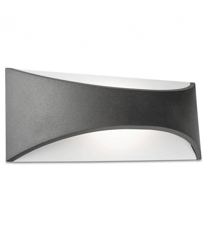 LED Outdoor Up Down Wall Light Urban Grey IP65