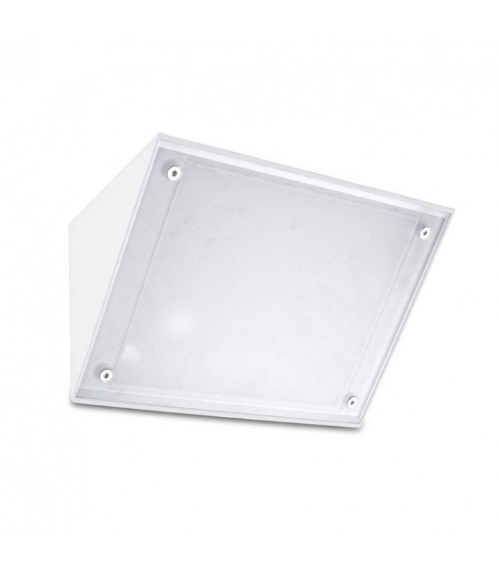 1 Light Outdoor Wall Light White IP65, E27